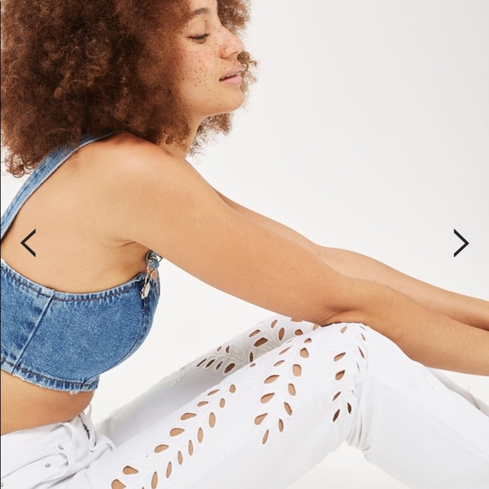 NWT topshop floral Nordstrom jeans